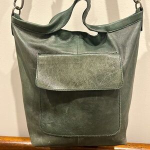 LATICO BIANCA DARK GREEN CROSSBODY PURSE